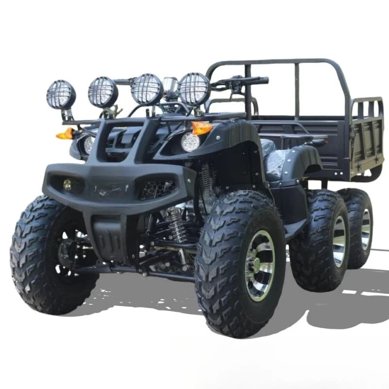 Agricultural pull goods six-wheel with bucket ATV motorcycle mountain farmland desert all terrain