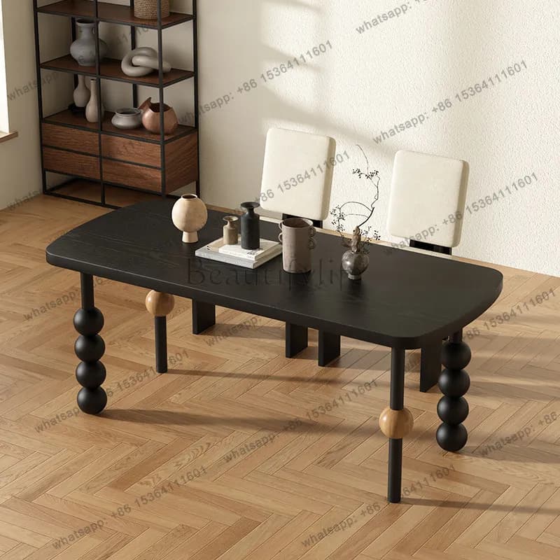 LD Poker Designer Dining Table Writing High Living Room Modern Luxury Gaming Dining Table Restaurant Mueble  Furniture