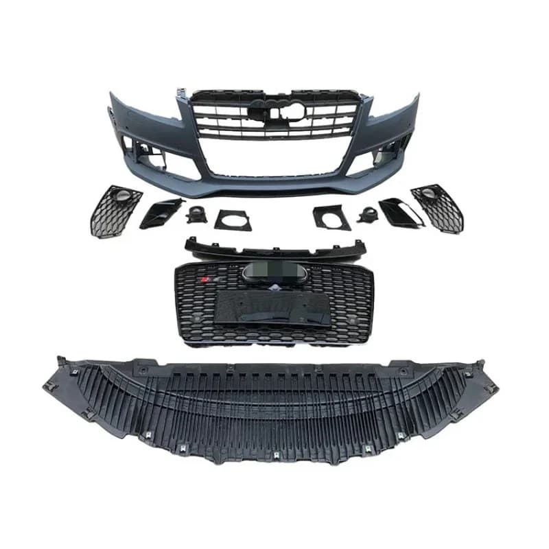 Black Body Kit Plastic Car Parts W12 Bumper For s A8 2011 2012 2013 2014