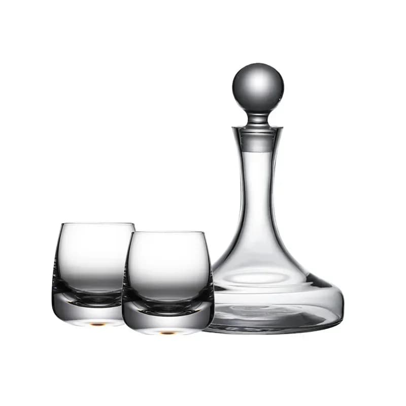 Glass European red wine decanter with lid Crystal high-end luxury wine dispenser