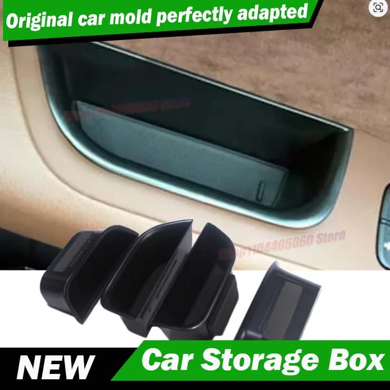 Door Side Storage Box and Trash Can Accessories Door Insert Tray Organizer Liners For Audi A7 2009-2017 Auto Interior