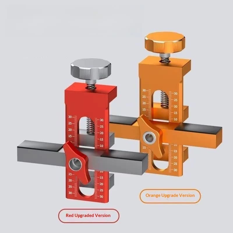 Professional Modern Aluminum Alloy Cabinet Door Rebound Punch Leveler Install Aid Tool for Wardrobe Home Indoor Decor Novelty