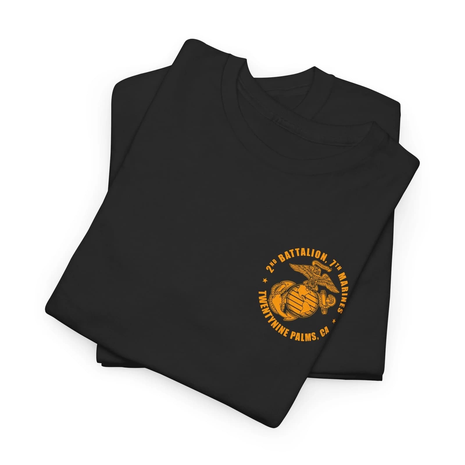 USMC 1st Battalion 7th Marine Regiment T-Shirt Short Sleeve Casual 100% Cotton Shirt