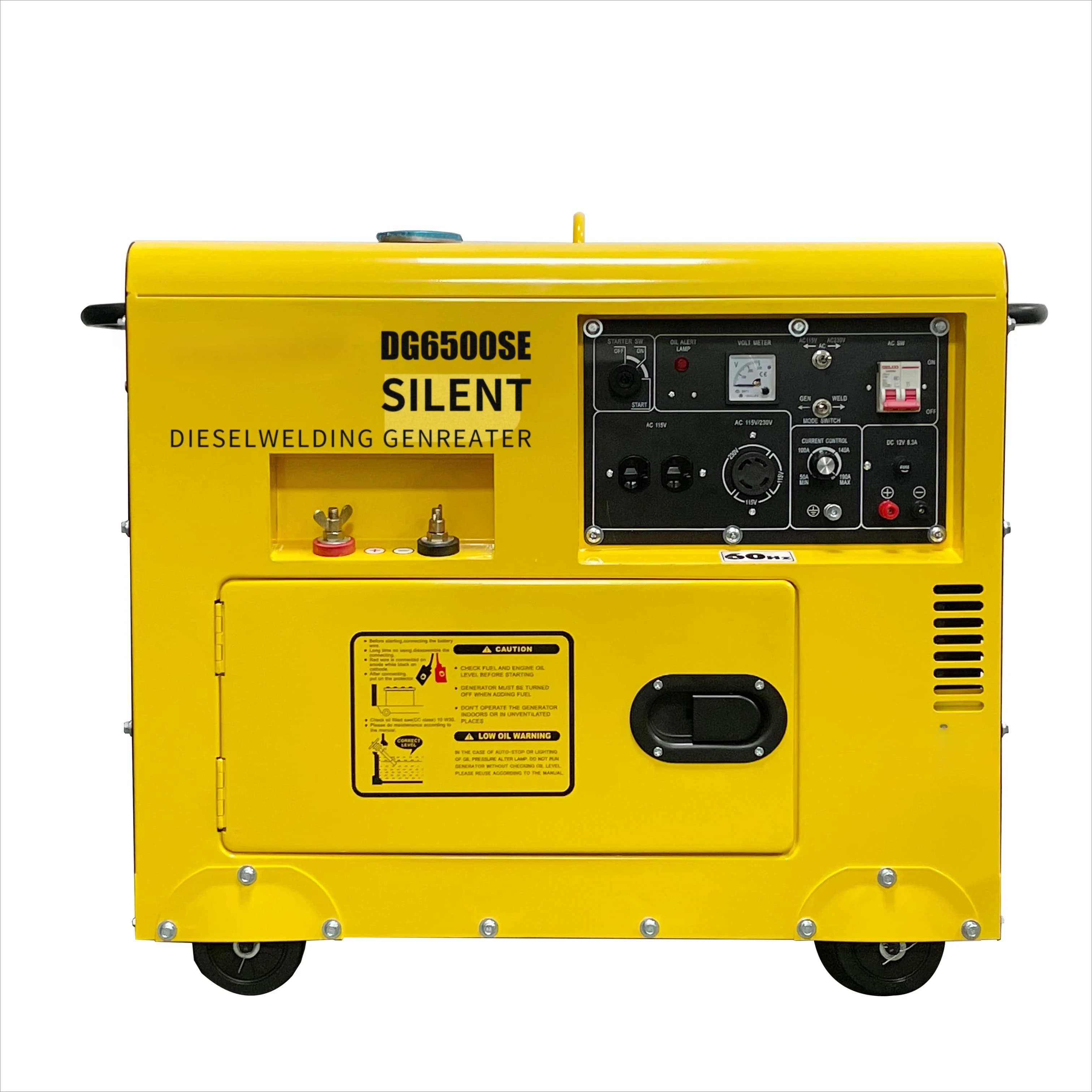 186FA 220V 50/60hz Single Phase Open Frame Portable  Engine Welding Generator