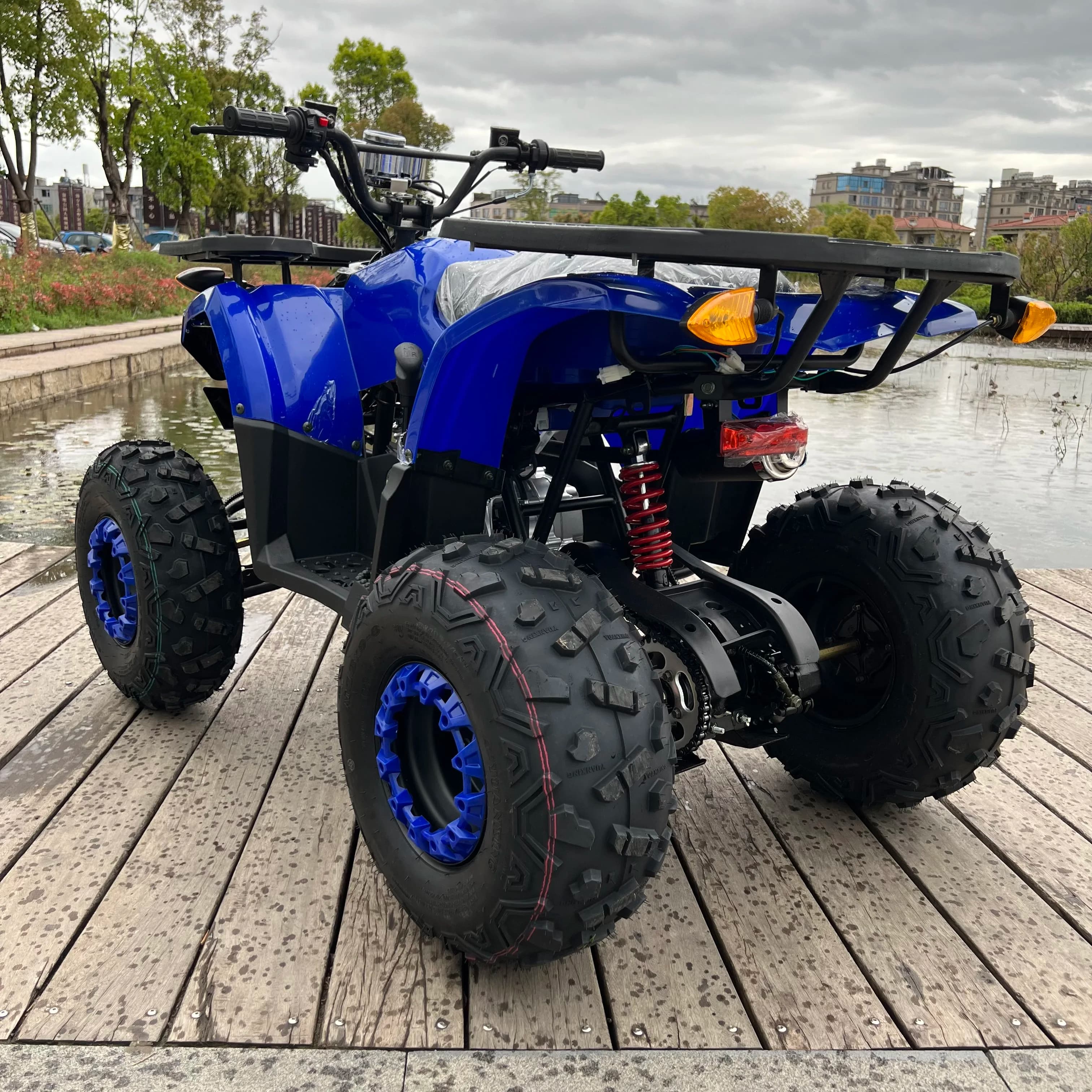 High Quality 200cc ATV Four-Wheeled Motorcycle Quad Bike with 4WD Chain Drive System