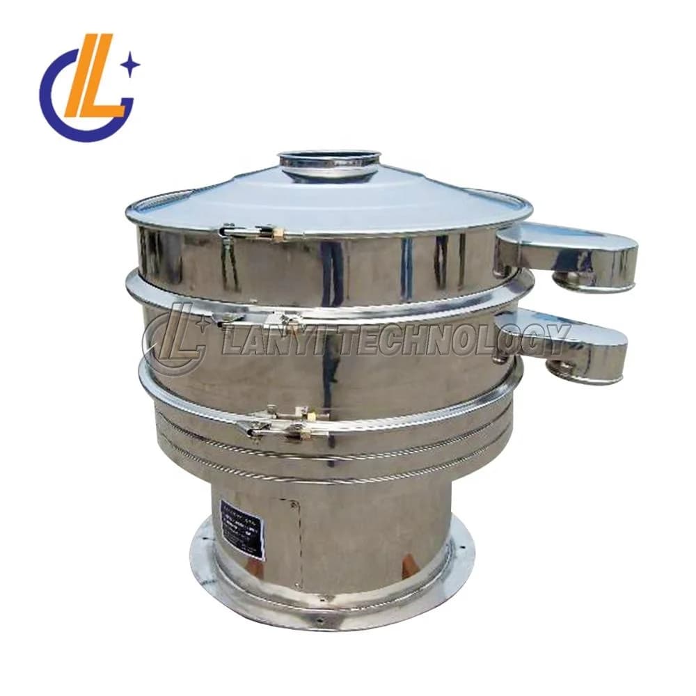 2019 Mobile Circular Multi Layer Vibrating Sieve Screen Sifter for Pollen