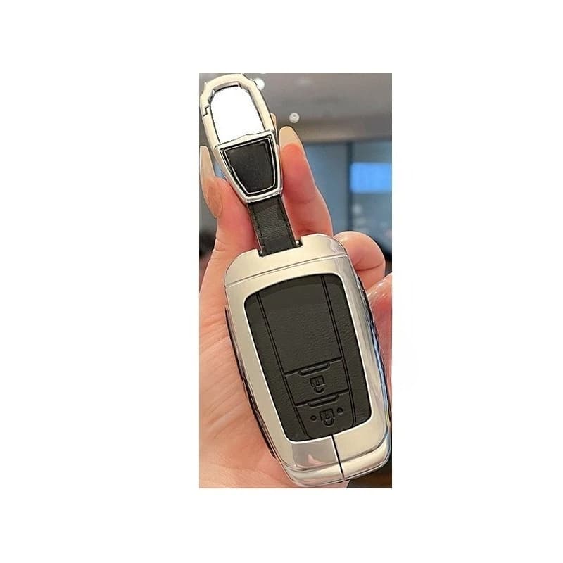 Premium Zinc Alloy Key Cover Case for Toyota Crown Kluger/Crown 14th Gen/Vellfire (2024) - Protective Key Fob Shell