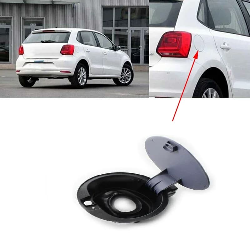 Car Fuel Filler Flap Tank Cover For Volkswagen Polo 6R 2010 2011 2012 2013 2014 2015 2016 2017 2018 6RD809857D 6R0 809 857 Parts
