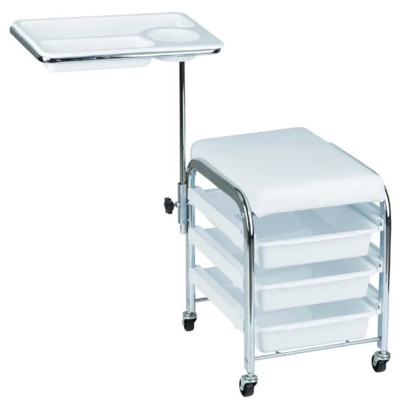 Removable pedicure stool with drawer seat chair beauty cart manicure tool cart