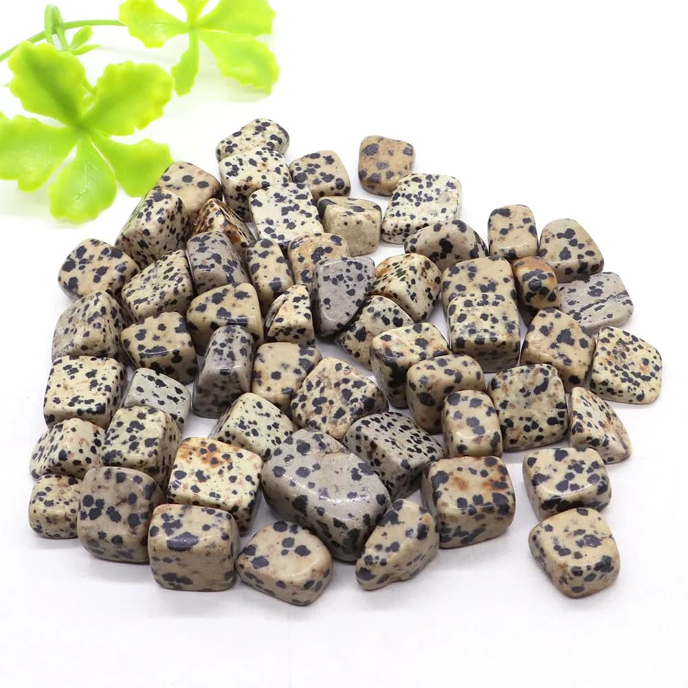 Wholesale Natural Crystal Stone Dalmation Jasper Raw For DIY Jewelry Making Energy Tumbled Mineral Chip Quartz Home Decorate