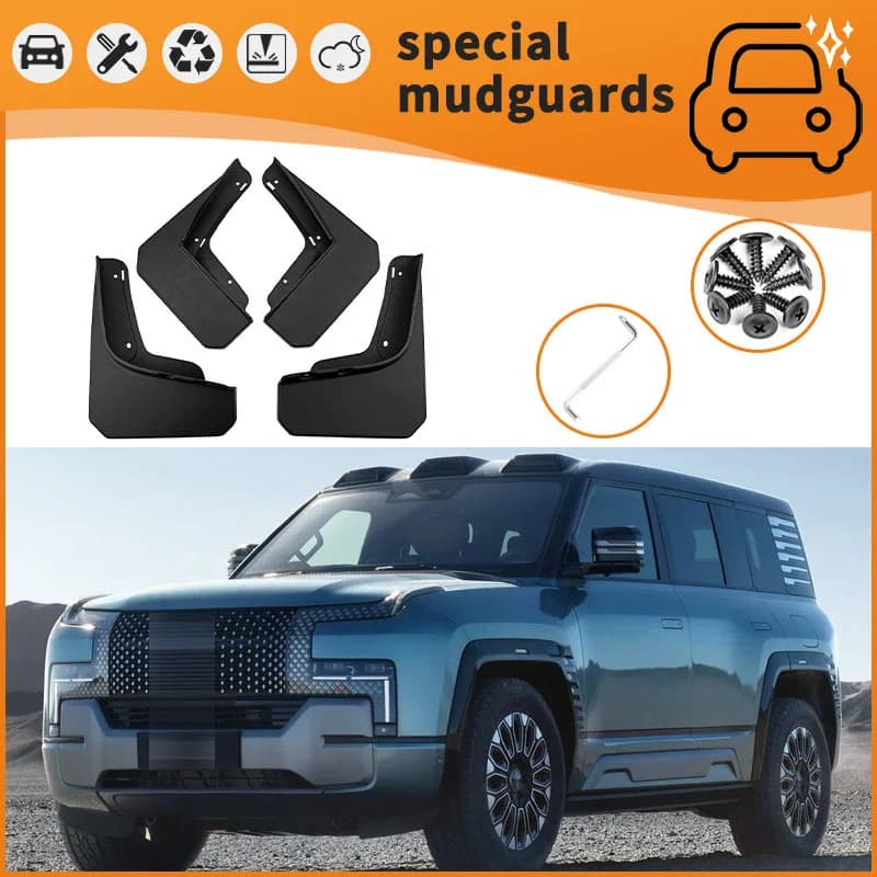 Suitable for 23-24 BYD Yangwang U8 fender car tire anti-splash mudguard