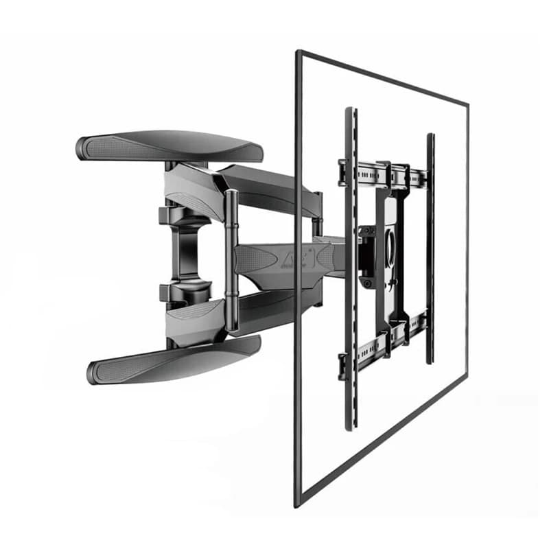 NB NEW P65 Universal Strong 6 Arm 68.2kg 55"-85" 70" Retractable LCD Tv Wall Mount BRACKET 600X400mm Cable Cover Retractable