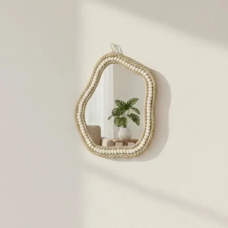 Portable Makeup Mirrors Pocket House Girls Desk Mirrors Compact Vintage Espejos De Cuerpo Completo Home Decorations Item