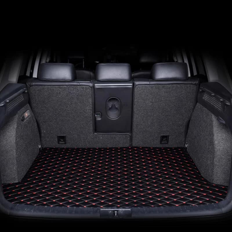 Durable Custom Color Leather Car Trunk Boot Mat For Seat Leon 5F Hatchback Cupra R Combic Auto Carpet Parts
