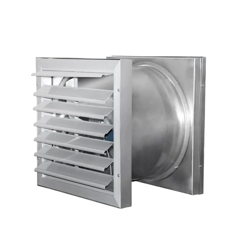 Temperature-controlled axial fan, air volume 27520m3/h wall exhaust fan