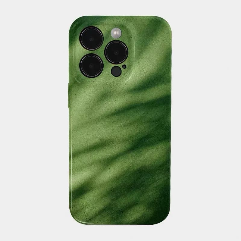 Ins Green Light Autumn Shadow Case for IPHONE 17 16ProMax 15 14 13 12 11 PRO Plus Acrylic TPU Two in One Magnetic Phone Cases