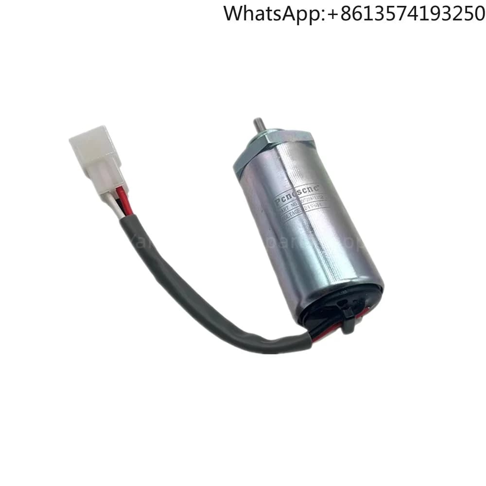 For 897209-1152 Kobelco SK75-8 Sany SY75 Sumitomo SH80-6 Hitachi ZX55 Flameout Switch 4LE2 Fuel Stop Valve Excavator Parts