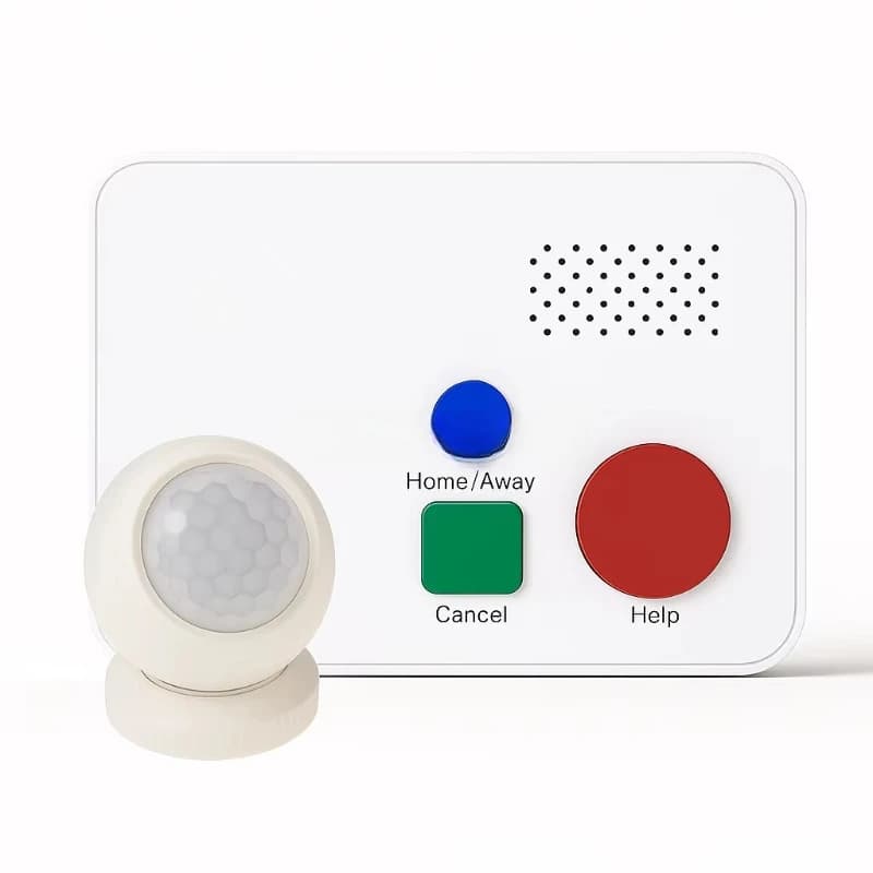 Smart home solutions for the elderly, advanced PIR motion sensors, wall-mounted design, suitable for remote care systems