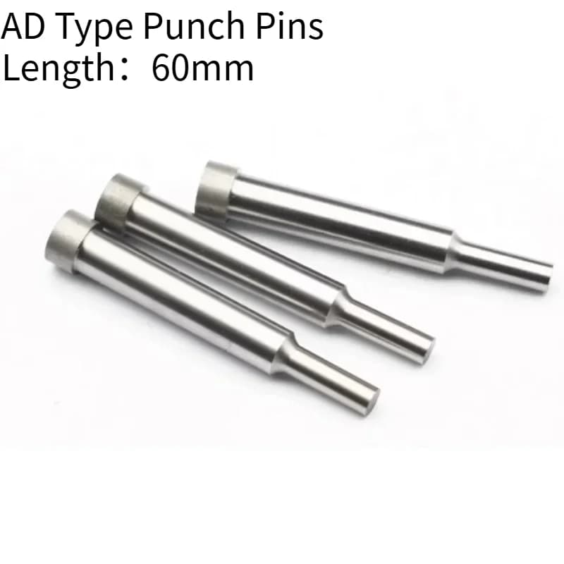 5PCS SKD11 AD Type Punch Pins – L 60 mm – Mold Shoulder Punching Pins for Stamping Die