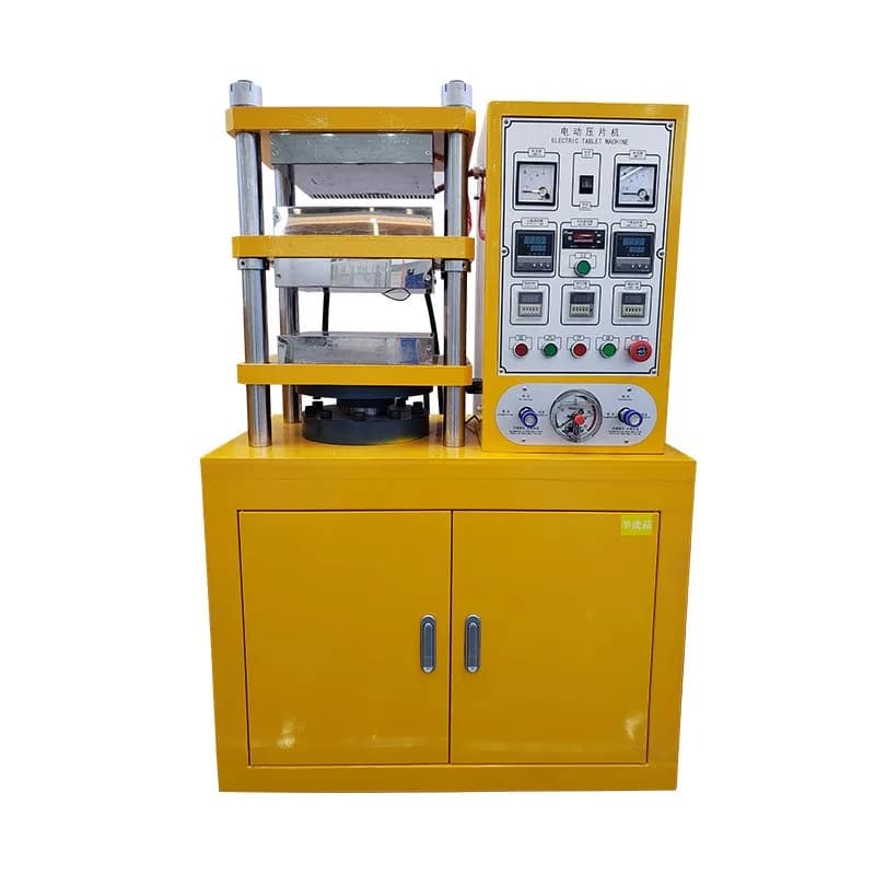 Small laboratory flat vulcanizer, rubber plastic silicone molding