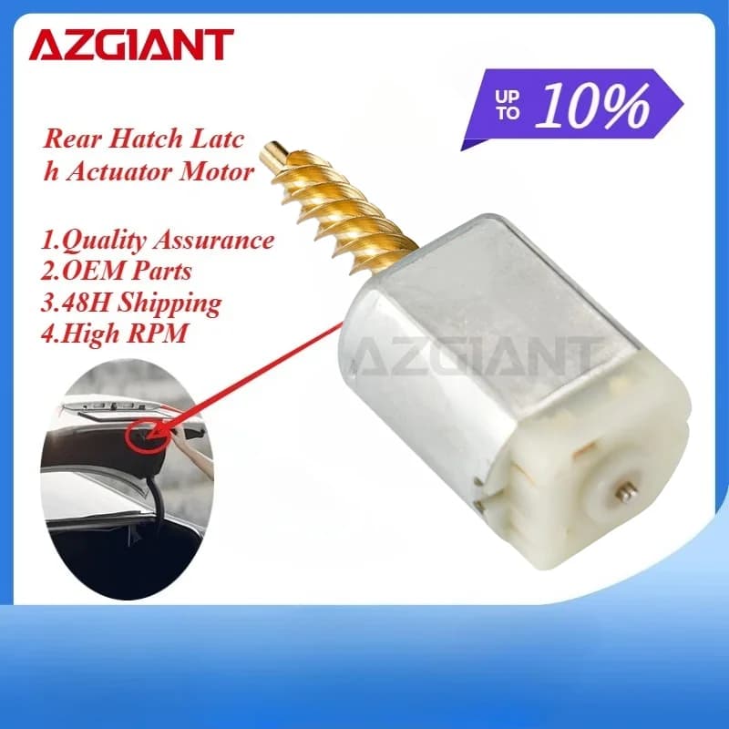 For Chevrolet Malibu/Monte Carlo/Impala AZGIANT Car Trunk Lock Actuator Latch Release Motor Replacement metal worm BN458627