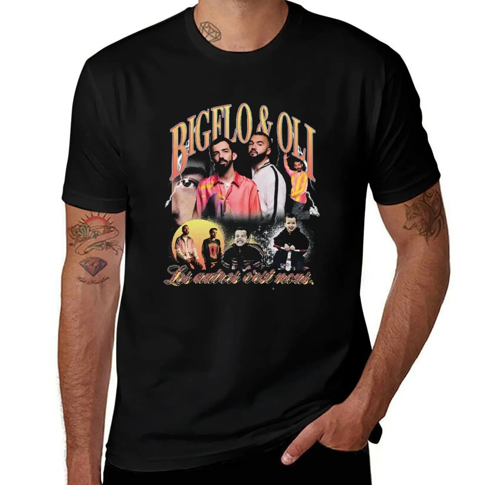 Bigflo Et Oli T-Shirt man graphic t shirt anime t shirts for man