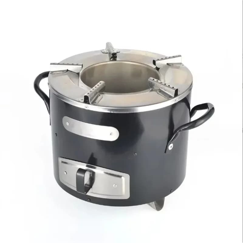 Multifunctional African Cooking Stove Stainless Steel Household Firewood Charcoal Stove Outdoor Camping Stove Large Size