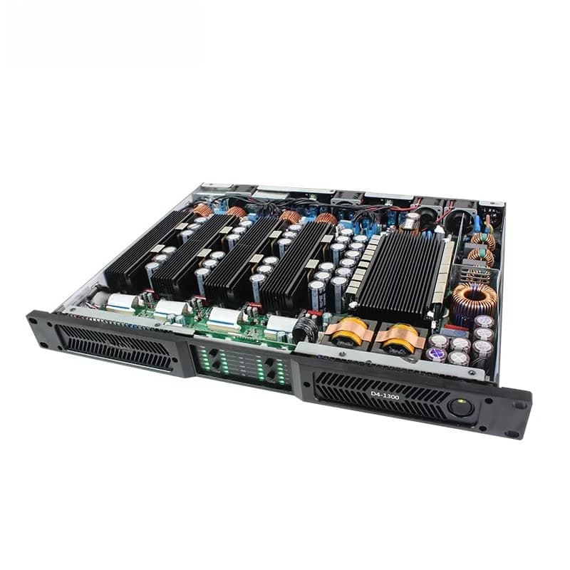 D4-1300 2Ohms 12000W Class D Amplifier Online Shop Digital Audio Amp High End Amplifier
