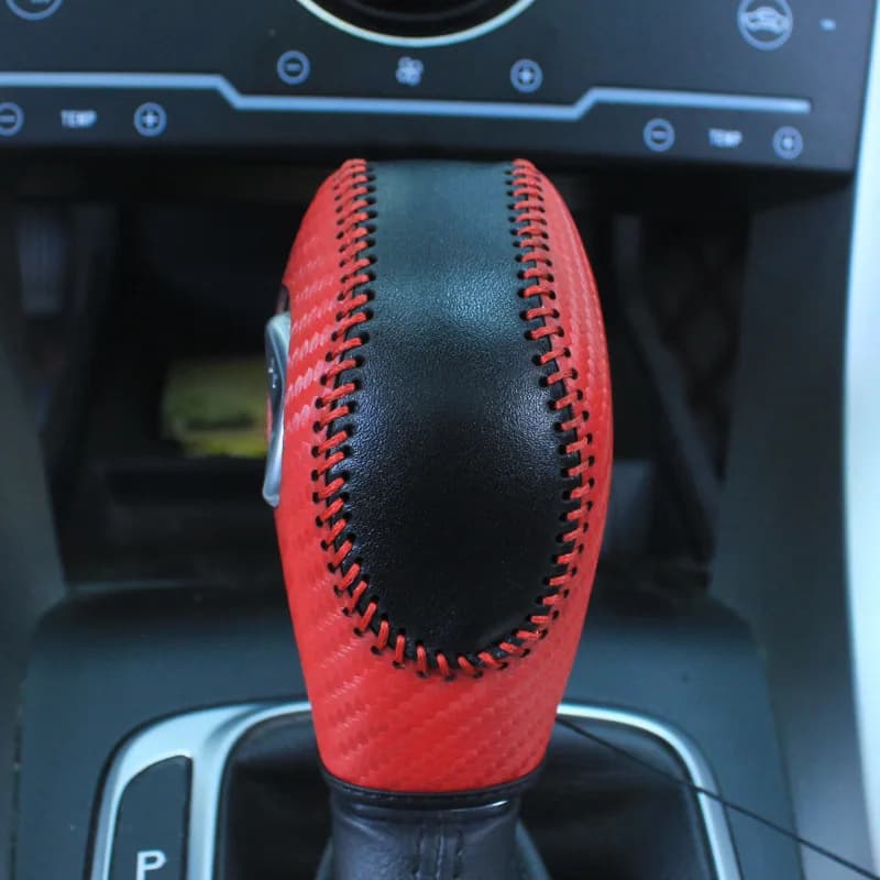 Car Shift For Ford Mondeo Kuga EcoSport Edge Focus Handle Protective Covers Durable Shift Knob Cover Car Accessories