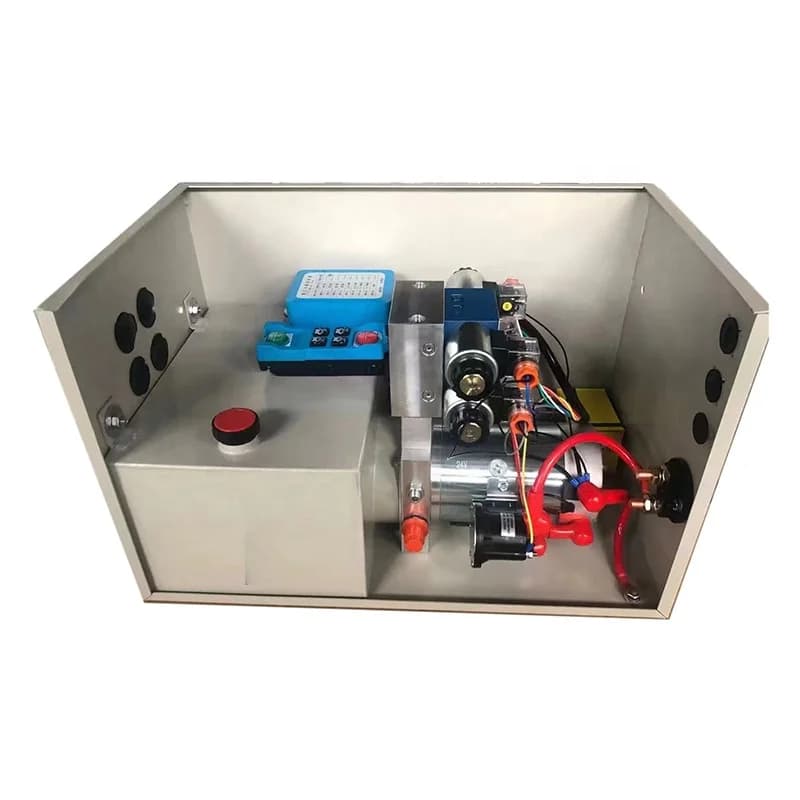 1.6KW 24V Enclosed Hydraulic Pump Unit for Garbage Truck Power Packs Compact Size 110V/240V Voltage Garbage Truck Equipment