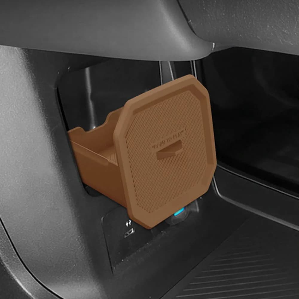 Fit For Chery iCAR V27 2026 Central Control Drawer Storage Box Interior Supplies Original Car Color Silicone Storage Box