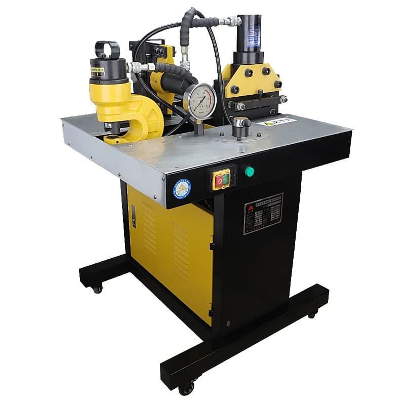 3-in-1 copper bar processing machine DHY-150D combined busbar hydraulic busbar processing machine