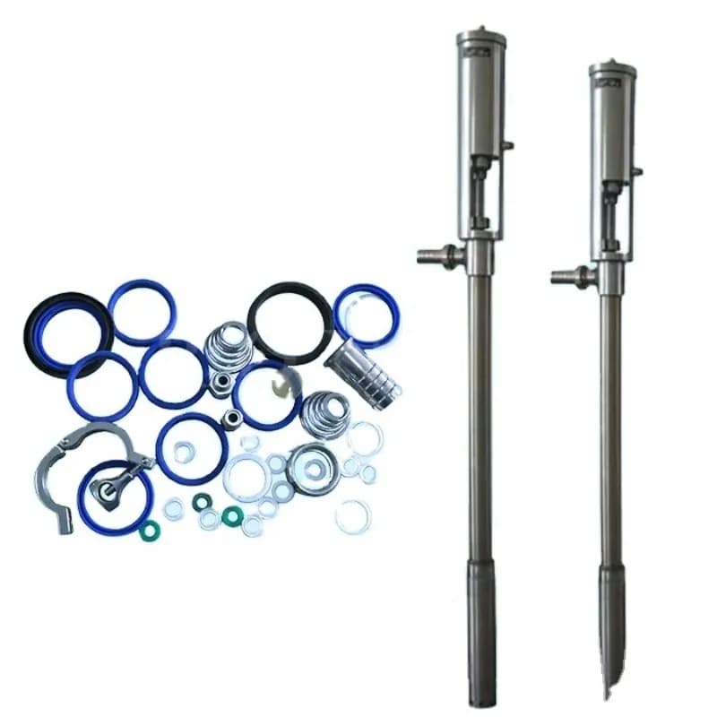 RFY SS304 Reciprocating Piston Air Operated Pneumatic Barrel Pump for Oil, Slurry, Glycerin, Etc.