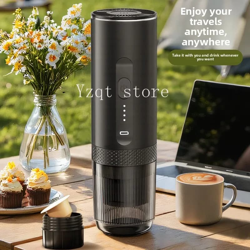 Internet celebrities strictly select Italian electric mocha pot NS capsule coffee pot Outdoor convenient coffee machine USB