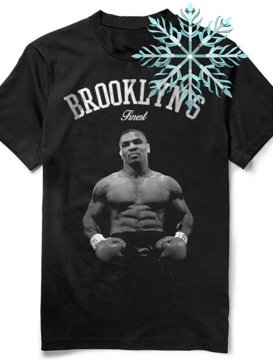 Mens Brooklyns Finest Mike Tyson T-Shirt Summer Cotton O-Neck Short Sleeve Unisex T Shirt New Size S-3XL