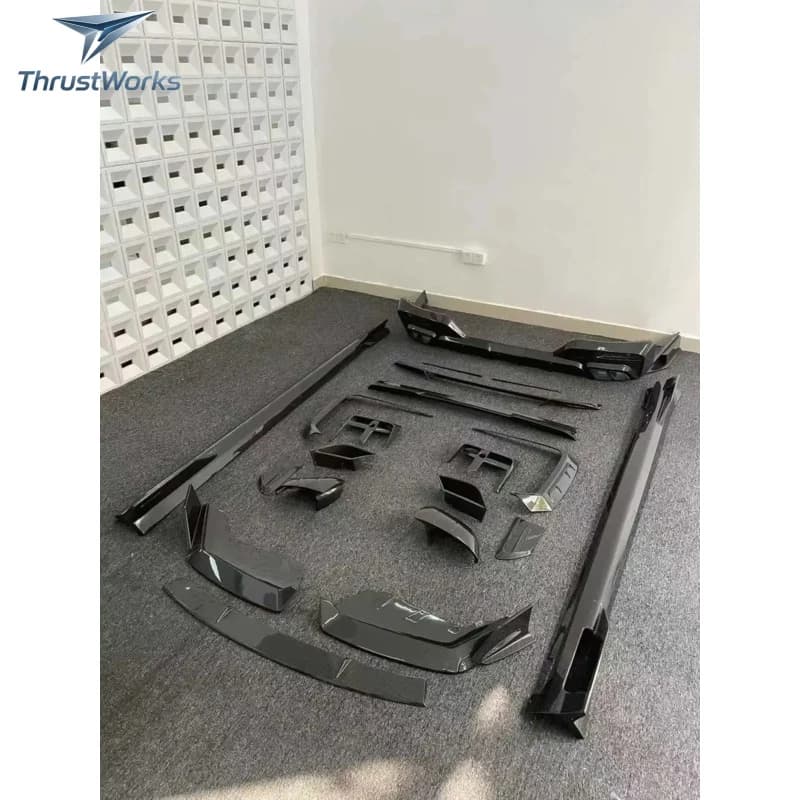 TOP Car Accessories Dry Carbon Fiber Body Kit Series G70 Upgr MSY Style Exterior Parts Tuning Side SkirDurle High Quality