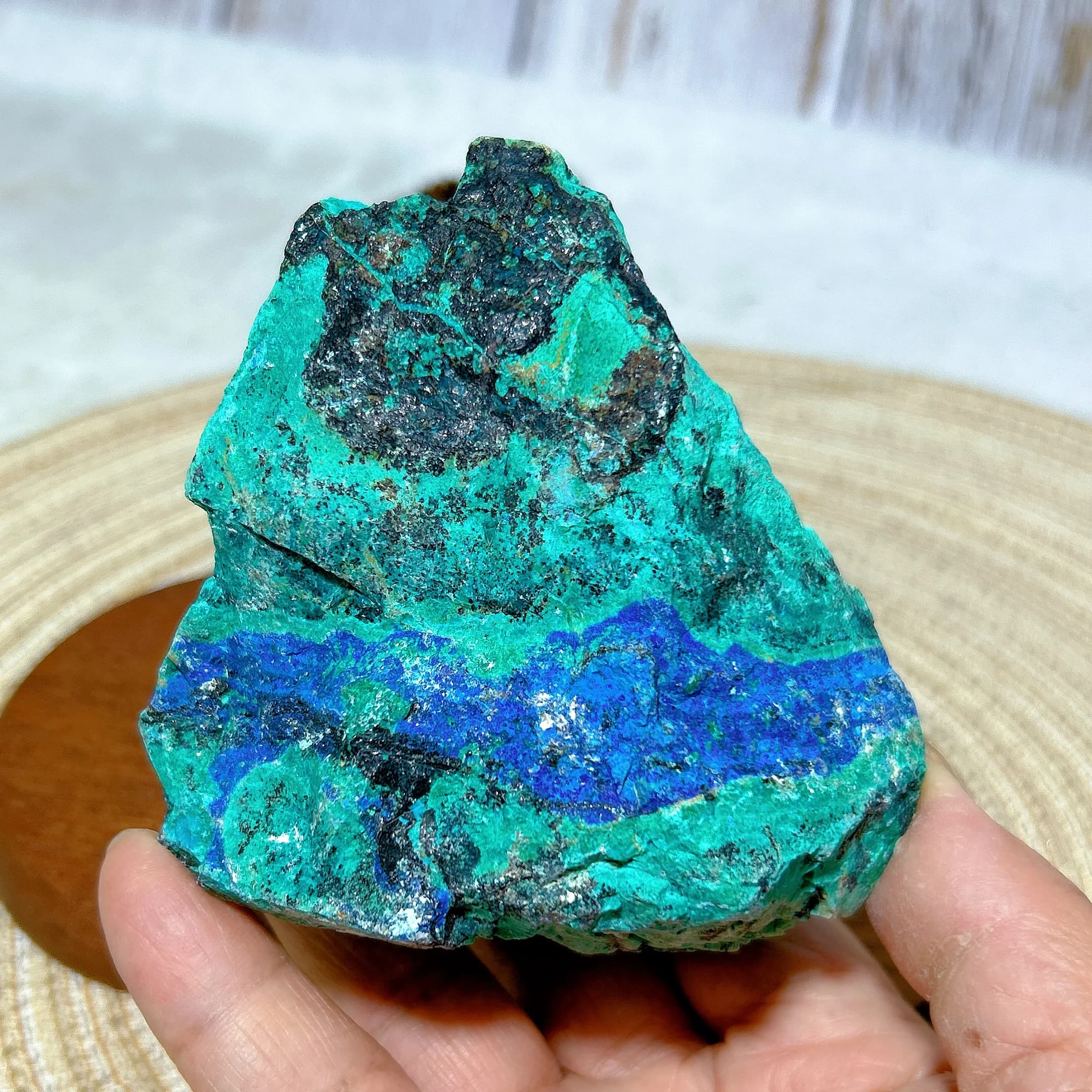 Healing Natural Crystal Chrysocolla Azurite Raw Stone Specimen High Quality Reiki Mineral Energy Home Decorations Gift
