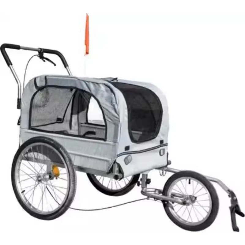 Pet model, bicycle trailer, foldable cat and dog cart, dual-purpose outdoor camping, luggage trailer, load-bearing 40kg
