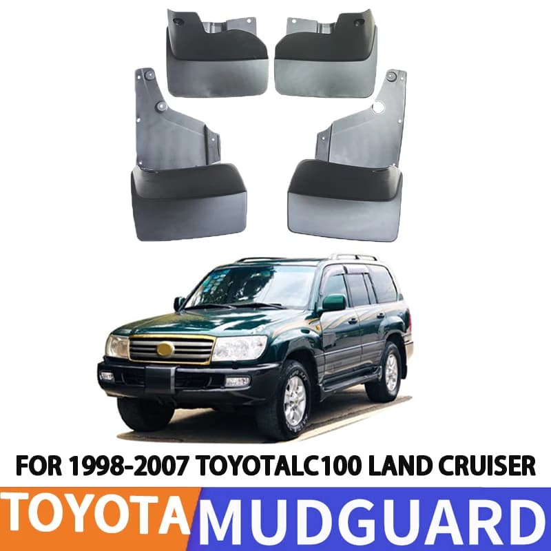 For 1998-2007 Toyota Cruiser LC100/LX470 Car Tire Fender Splash Wound Front and Rear Wheel Fenders