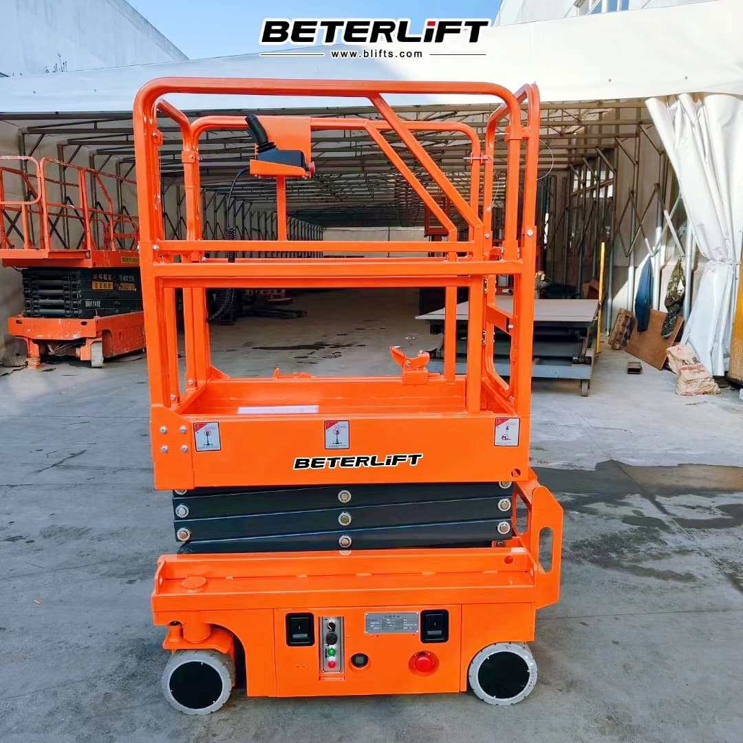 European Indoor 5m Mini Electric Aerial Work Platform Small Scissor Lift