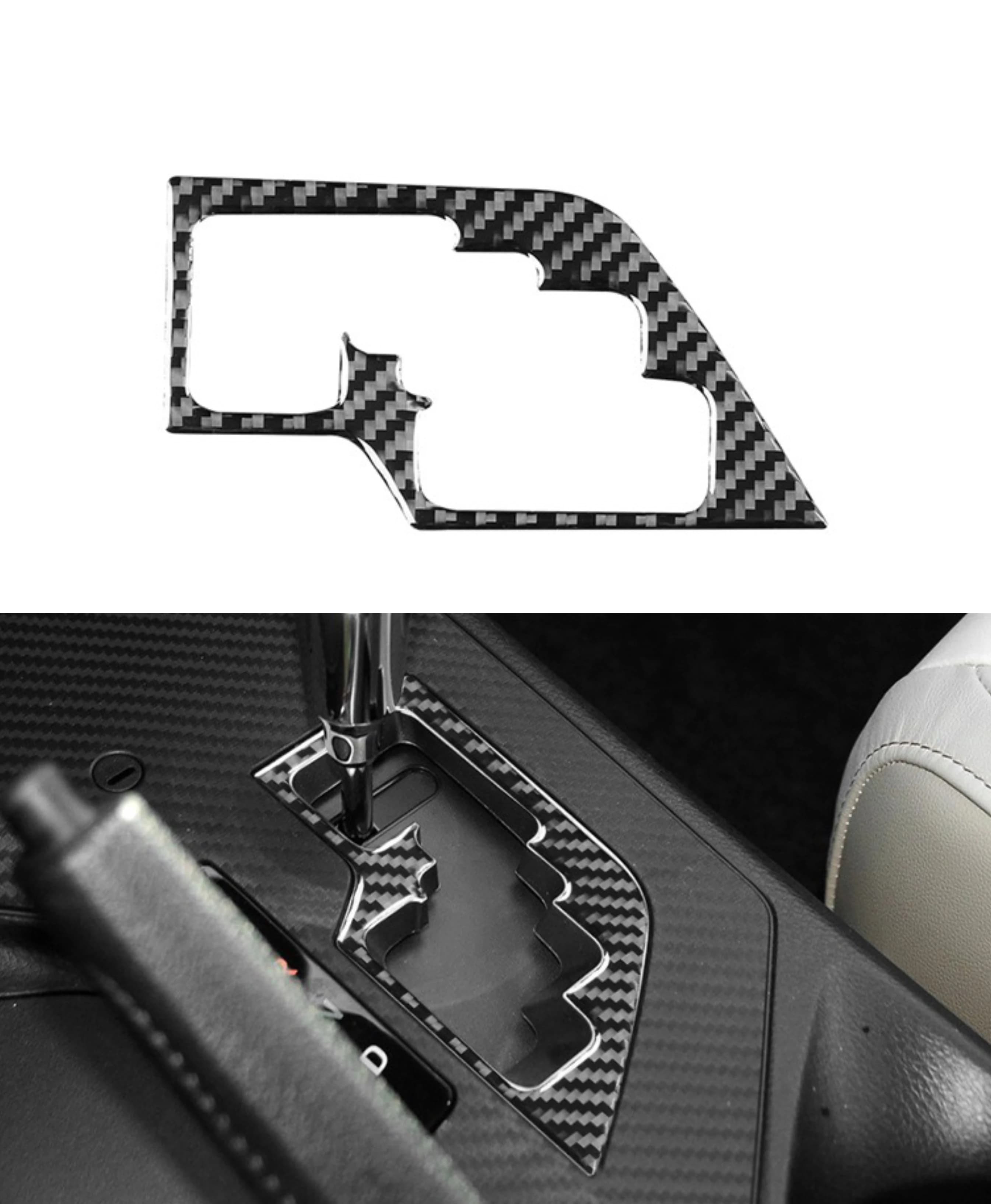 Car Gear Shift Panel Cover Trim Sticker for Toyota RAV4 2013 2014 2015 2016 2017 2018  Carbon Fiber Interior Accessories