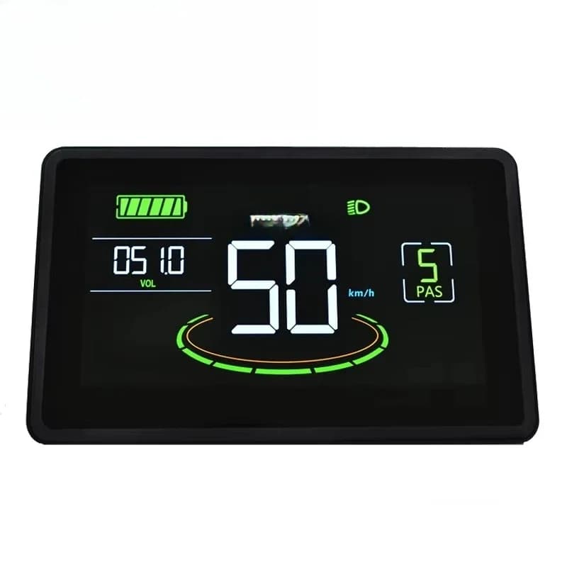 Electric Bicycle Computer with Lcd Display Meter 24V/36V/48V/60V E Scooter Panel Color Screen