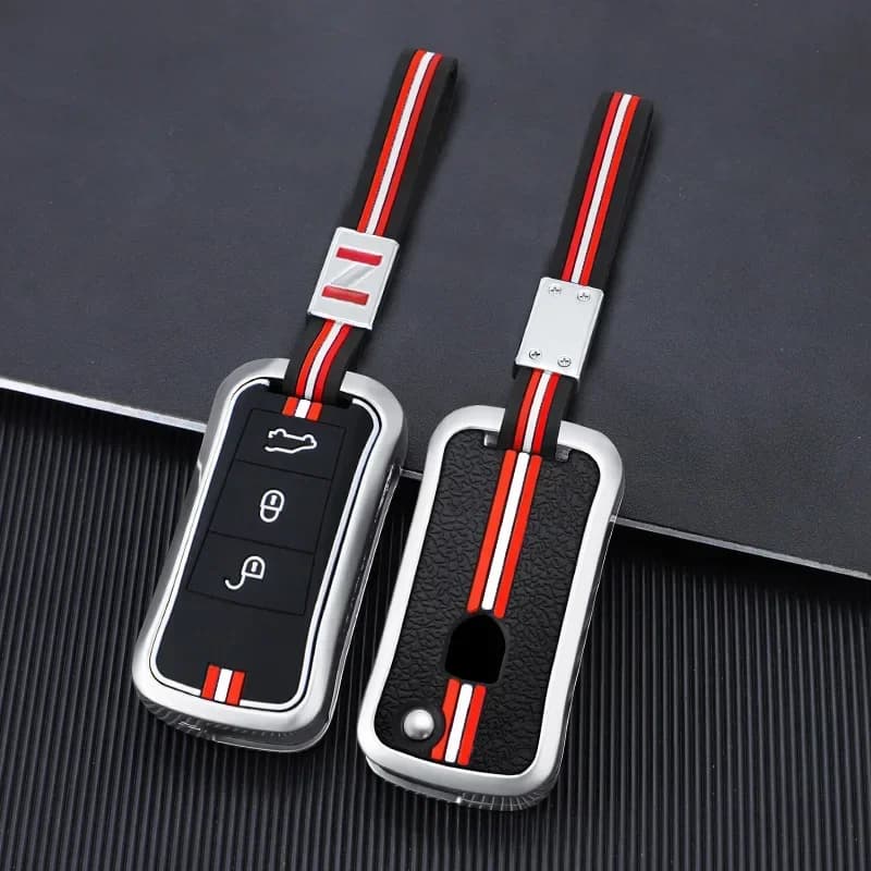 2/3 button flip remote control key shell buckle suitable for Porsche Cayenne  GTS remote control car key bag protective cover