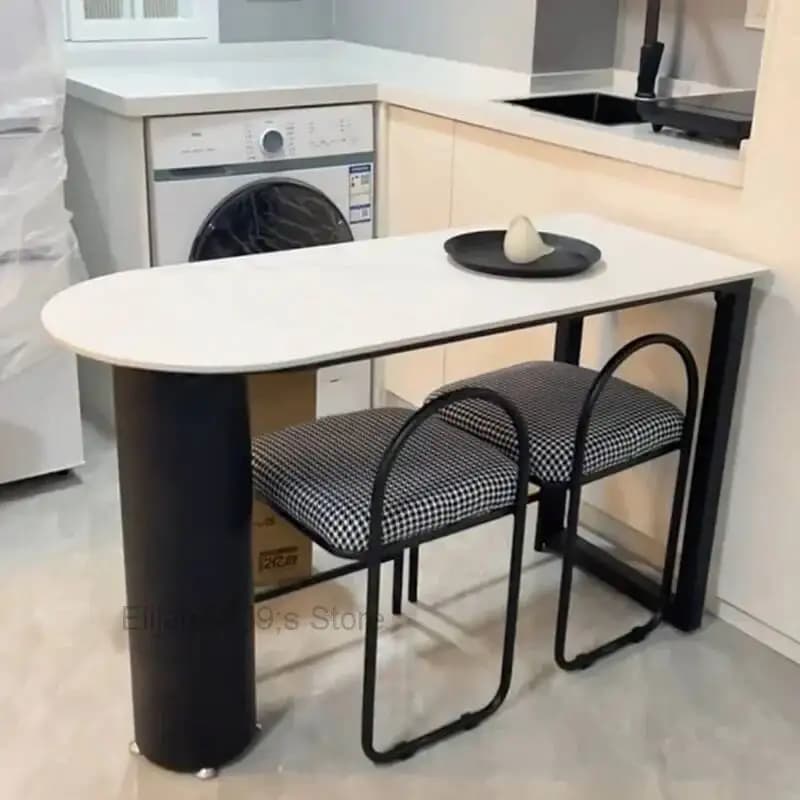 Luxury Modern Dining Table Nordic Living Room Study Kitchen Dining Table Conference Lounge Writing Reception Mesa Furniture