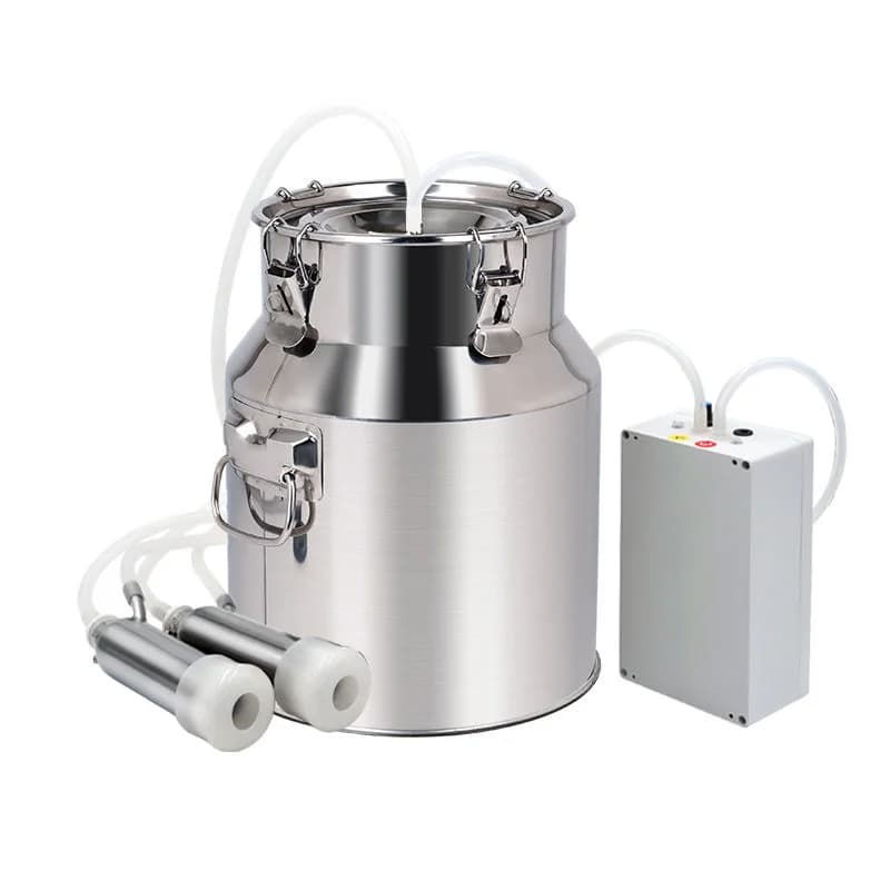 Portable 14L Electric Pulse Speed Sheep and Goat Milking Machine Animal Husbandry Equipment for Sheep Farm
