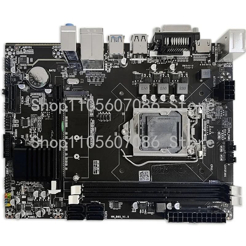 Applicable To The New B85 Computer DDR3 Main Board 1150 Pin M.2 Interface HDMI Support I3 I5 Dual Core Quad Core CPU Set