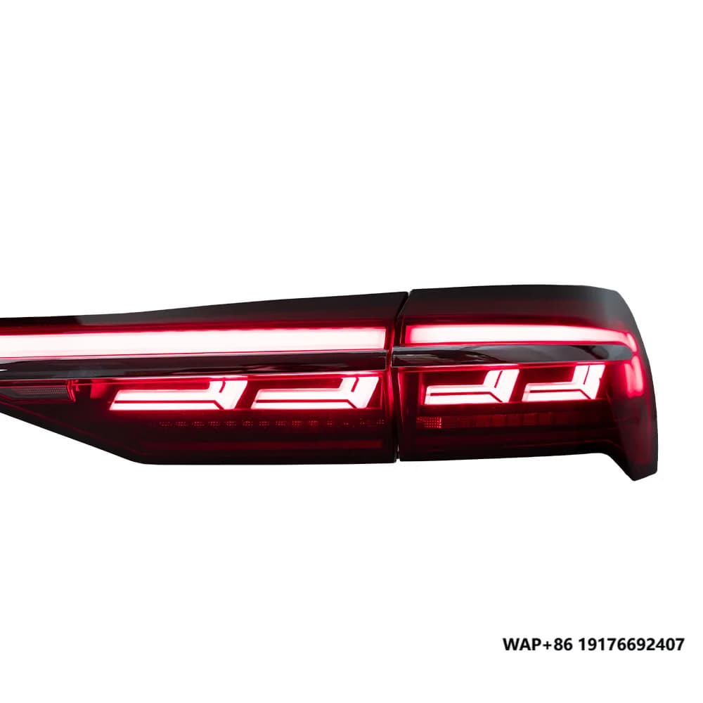 2019-2022 Dynamic Signal Tail Light Rear Stop Brake Reverse Accessories Car Lights forAudi Led Tail Lamp A6l C8 Design