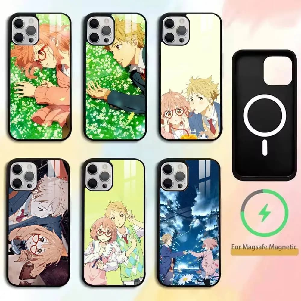 Half-youmu-Mirai-Beyond the Boundary   Phone Case For iPhone17,16,15,14,13,12,11 Plus,Pro Supports Magnetic Wireless Charging