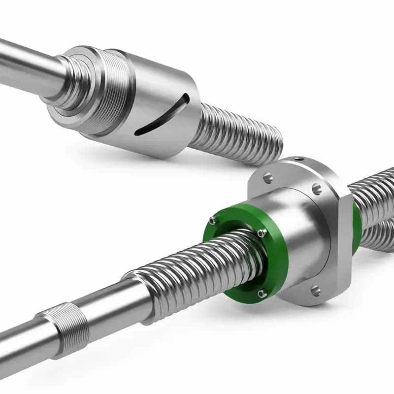 Large Lead Ball Screw 50 mm 35.8 kN Industrial Replacement