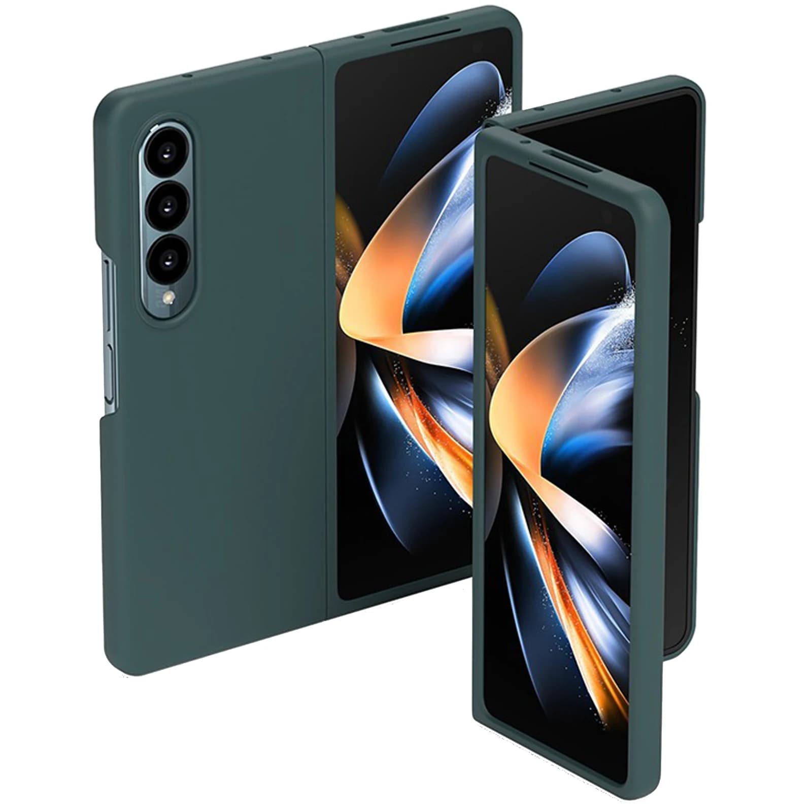 Shockproof Liquid Silicone Case For Samsung Galaxy Z Fold 6 Fold 7, Slim Soft Skin Fleece Lining Phone Cover with Retail Package